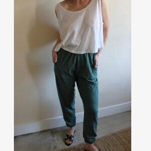 NWT NA NIN Freddie Cotton Jersey Jogger Topiary/Green S